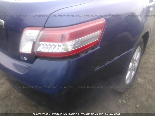 4T4BF3EK9AR067999 - 2010 TOYOTA CAMRY SE/LE/XLE 蓝色 照片 6