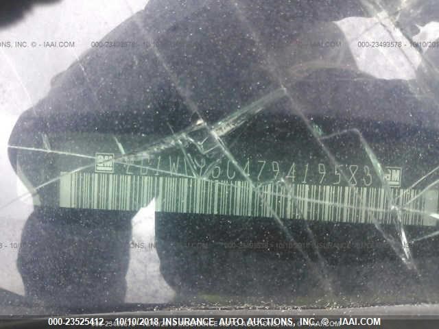 2G1WL16C479419583 - 2007 CHEVROLET MONTE CARLO SS 银色 照片 9