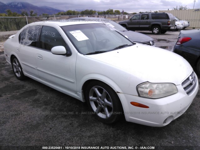 JN1DA31AX3T422290 - 2003 NISSAN MAXIMA GLE/SE WHITE photo 1