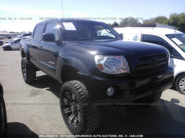 5TELU42N97Z401607 - 2007 TOYOTA TACOMA DOUBLE CAB 黑色 照片 1