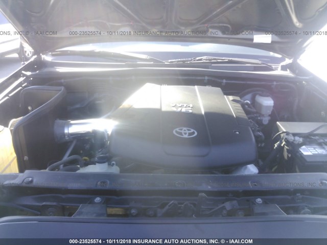 5TELU42N97Z401607 - 2007 TOYOTA TACOMA DOUBLE CAB 黑色 照片 10