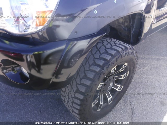 5TELU42N97Z401607 - 2007 TOYOTA TACOMA DOUBLE CAB 黑色 照片 6