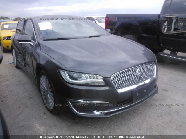 3LN6L5E9XHR642433 - 2017 LINCOLN MKZ RESERVE GRAY photo 1