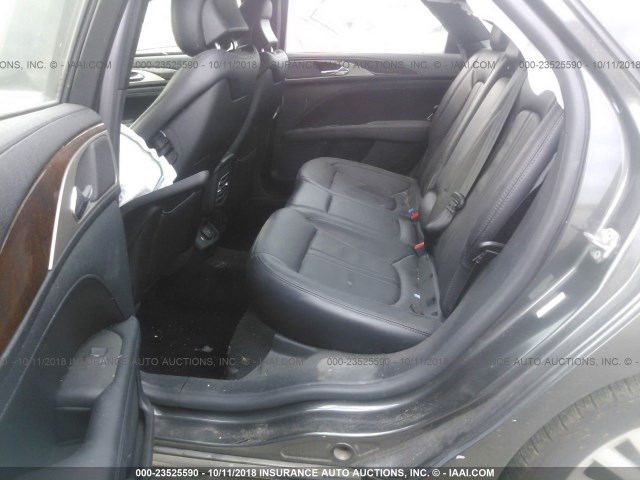 3LN6L5E9XHR642433 - 2017 LINCOLN MKZ RESERVE ნაცრისფერი ფოტო 8