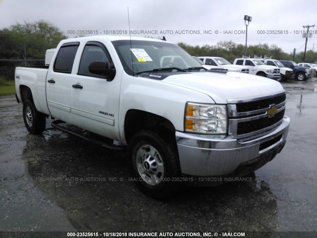 1GC1KXCG6DF236008 - 2013 CHEVROLET SILVERADO K2500 HEAVY DUTY LT WHITE photo 1