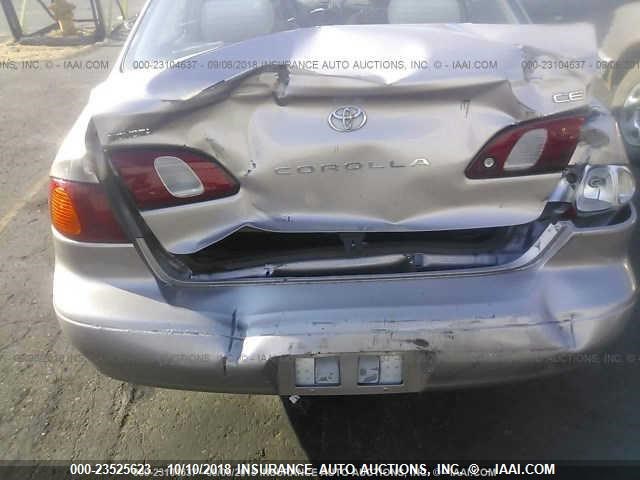 1NXBR12E1YZ304239 - 2000 TOYOTA COROLLA VE/CE/LE 灰色 照片 6