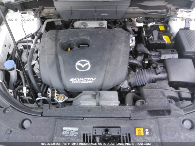 JM3KFACM5J0322136 - 2018 MAZDA CX-5 TOURING Blanc photo 10