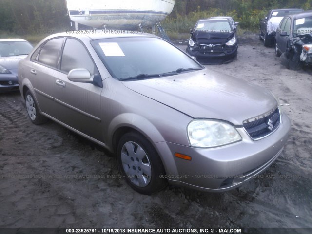 KL5JD56Z27K487055 - 2007 SUZUKI FORENZA CONVENIENCE/POPULAR TAN photo 1