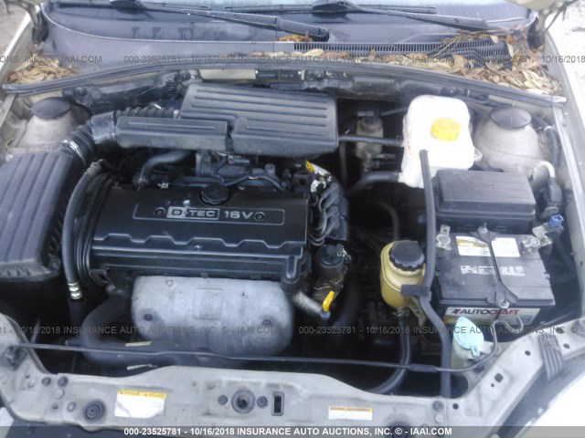 KL5JD56Z27K487055 - 2007 SUZUKI FORENZA CONVENIENCE/POPULAR TAN photo 10