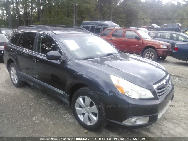 4S4BRBKCXA3314896 - 2010 SUBARU OUTBACK 2.5I LIMITED GRAY photo 1