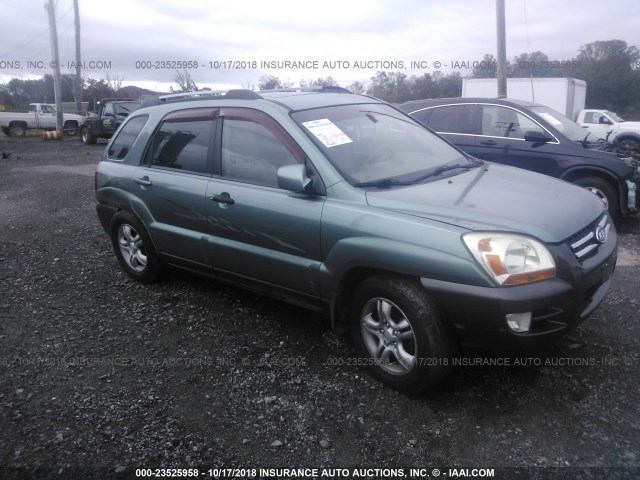 KNDJF723367214399 - 2006 KIA NEW SPORTAGE  GREEN photo 1