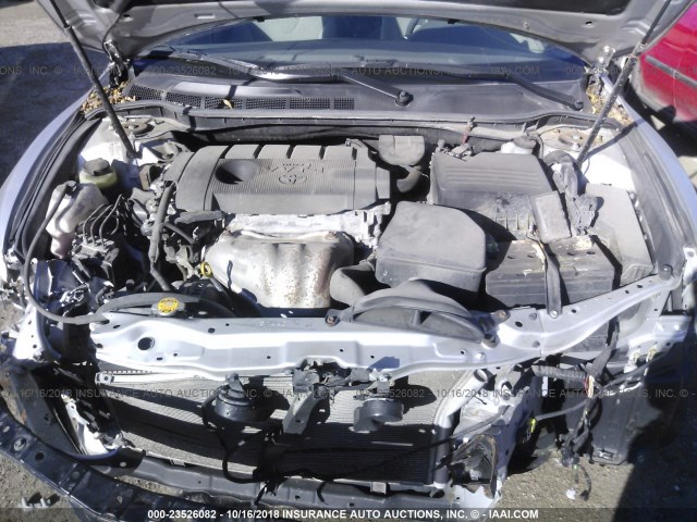 4T1BF3EK4BU613961 - 2011 TOYOTA CAMRY SE/LE/XLE SILVER photo 10
