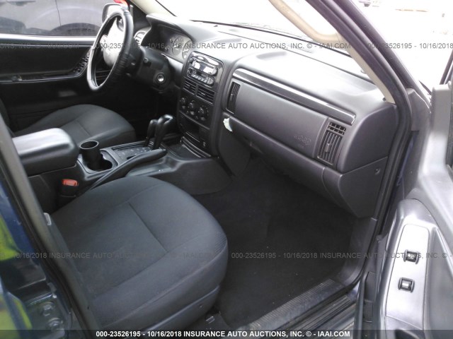 1J4GW48S64C180755 - 2004 JEEP GRAND CHEROKEE LAREDO/COLUMBIA/FREEDOM Dark Blue photo 5