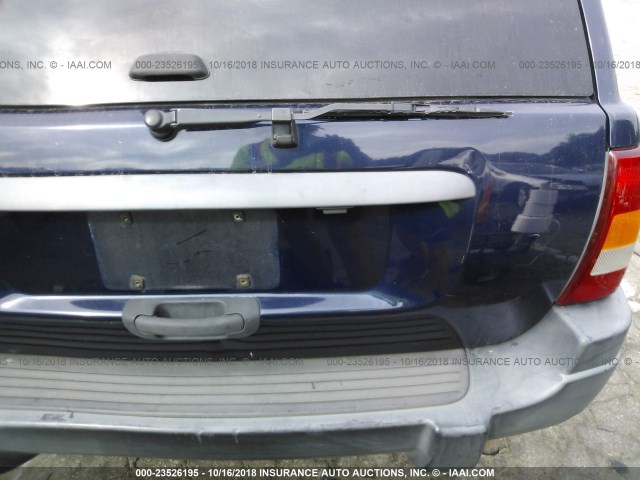 1J4GW48S64C180755 - 2004 JEEP GRAND CHEROKEE LAREDO/COLUMBIA/FREEDOM Dark Blue photo 6