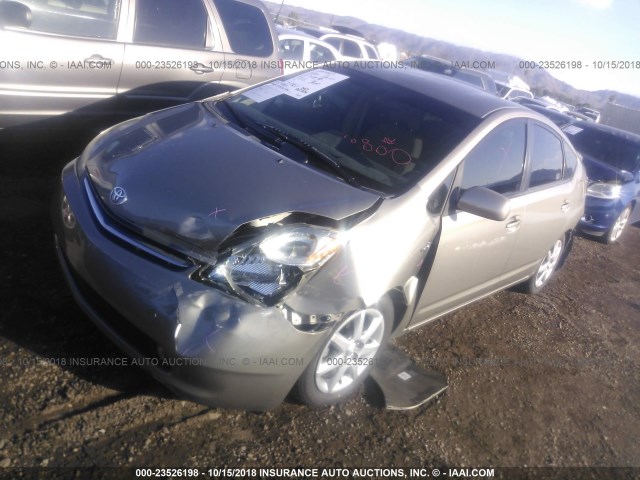 JTDKB20U183323680 - 2008 TOYOTA PRIUS GRAY photo 2