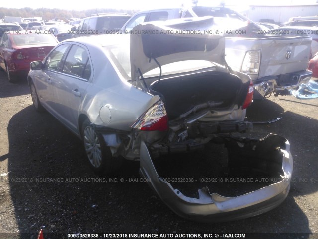 3FADP0L30AR136462 - 2010 FORD FUSION HYBRID SILVER photo 3
