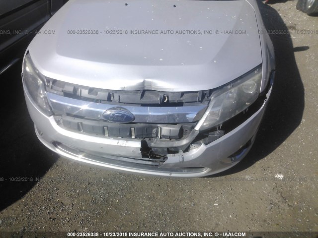 3FADP0L30AR136462 - 2010 FORD FUSION HYBRID SILVER photo 6