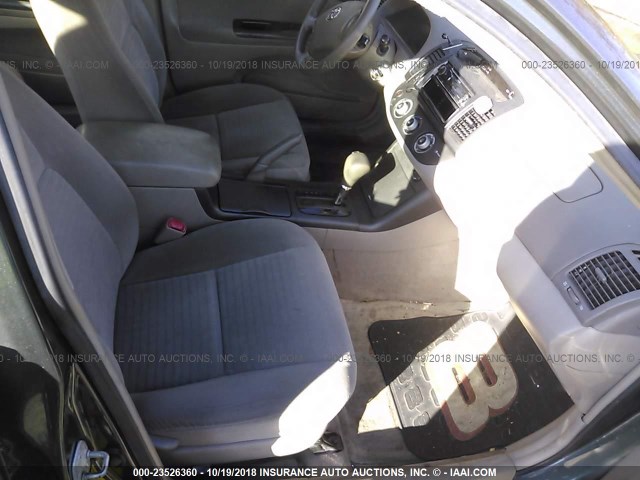 4T1BF30K35U107274 - 2005 TOYOTA CAMRY LE/XLE/SE 绿色 照片 5