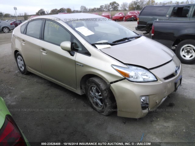 JTDKN3DU3A1113686 - 2010 TOYOTA PRIUS ოქროსფერი ფოტო 1