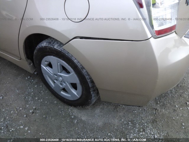 JTDKN3DU3A1113686 - 2010 TOYOTA PRIUS ოქროსფერი ფოტო 6