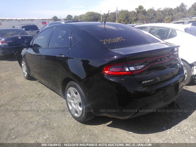 1C3CDFAAXDD296112 - 2013 DODGE DART SE/AERO BLACK photo 3