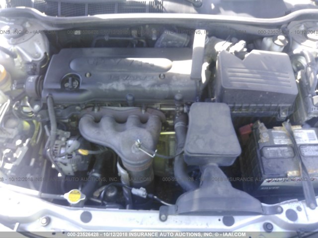 4T1BE46K17U116445 - 2007 TOYOTA CAMRY NEW GENERAT CE/LE/XLE/SE SILVER photo 10