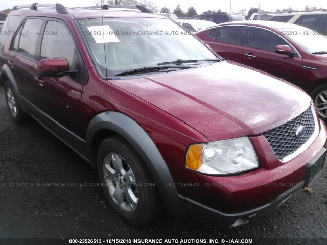 1FMZK05176GA15111 - 2006 FORD FREESTYLE SEL RED photo 1