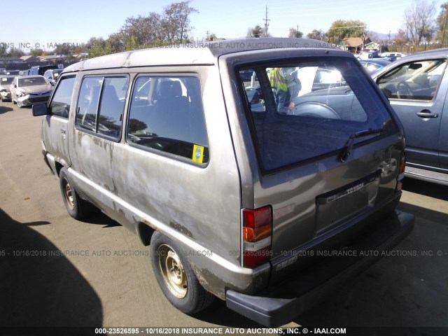 JT4YR29V6G5003758 - 1986 TOYOTA VAN WAGON CARGO BROWN photo 3