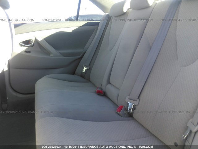 JTNBE46K673045250 - 2007 TOYOTA CAMRY NEW GENERAT CE/LE/XLE/SE SILVER photo 8