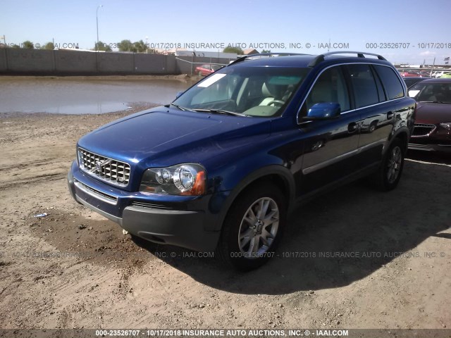 YV4CZ852161287201 - 2006 VOLVO XC90 V8 BLUE photo 2