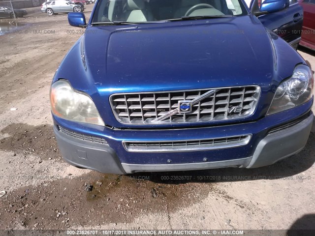 YV4CZ852161287201 - 2006 VOLVO XC90 V8 BLUE photo 6