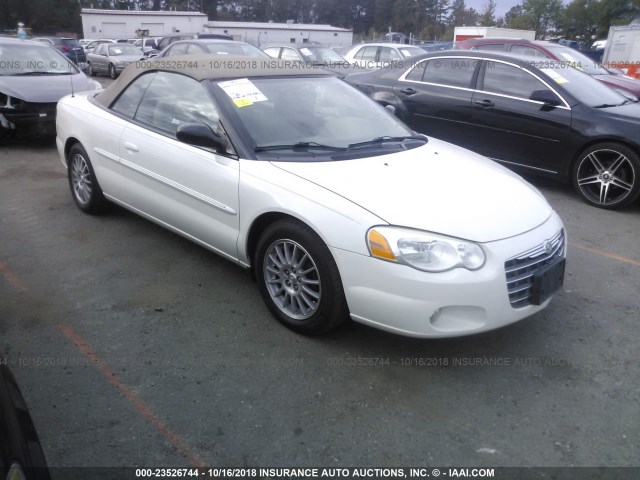 1C3EL55R14N346783 - 2004 CHRYSLER SEBRING LXI WHITE photo 1