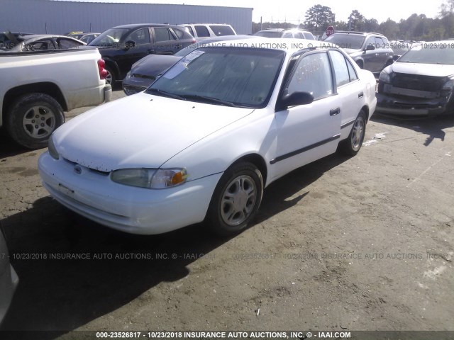 1Y1SK528X1Z418478 - 2001 CHEVROLET GEO PRIZM LSI WHITE photo 2