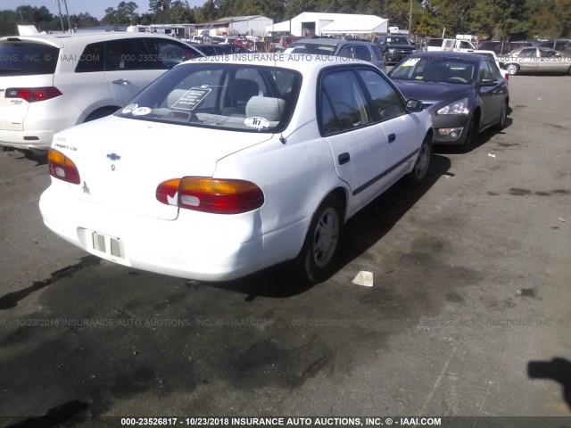 1Y1SK528X1Z418478 - 2001 CHEVROLET GEO PRIZM LSI WHITE photo 4