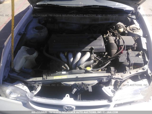 1NXBR12E9YZ390349 - 2000 TOYOTA COROLLA VE/CE/LE 银色 照片 10