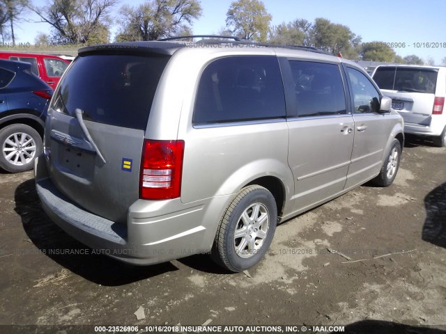 2A8HR54P08R149256 - 2008 CHRYSLER TOWN & COUNTRY TOURING BROWN photo 4