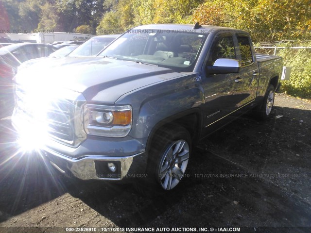 1GTV2VEC6FZ348387 - 2015 GMC SIERRA K1500 SLT GRAY photo 2