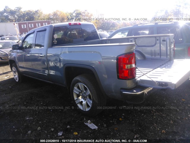 1GTV2VEC6FZ348387 - 2015 GMC SIERRA K1500 SLT GRAY photo 3