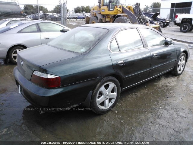 19UUA56862A011012 - 2002 ACURA 3.2TL TYPE-S GREEN photo 4