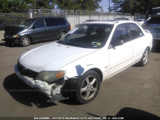 JM1BJ226210415230 - 2001 MAZDA PROTEGE LX/ES WHITE photo 2