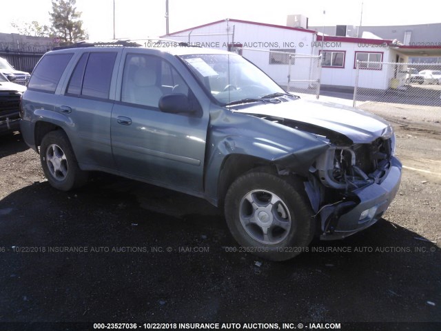 1GNDT33S292123119 - 2009 CHEVROLET TRAILBLAZER LT GREEN photo 1