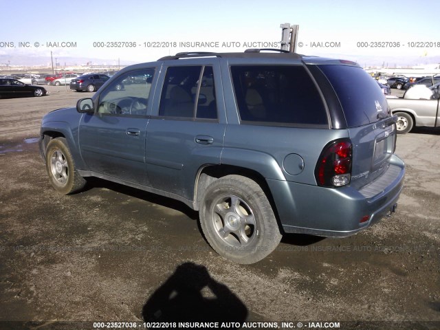 1GNDT33S292123119 - 2009 CHEVROLET TRAILBLAZER LT GREEN photo 3