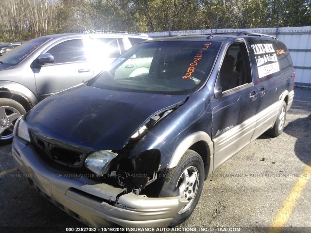 1GMDX13E13D271572 - 2003 PONTIAC MONTANA LUXURY Dark Blue photo 2