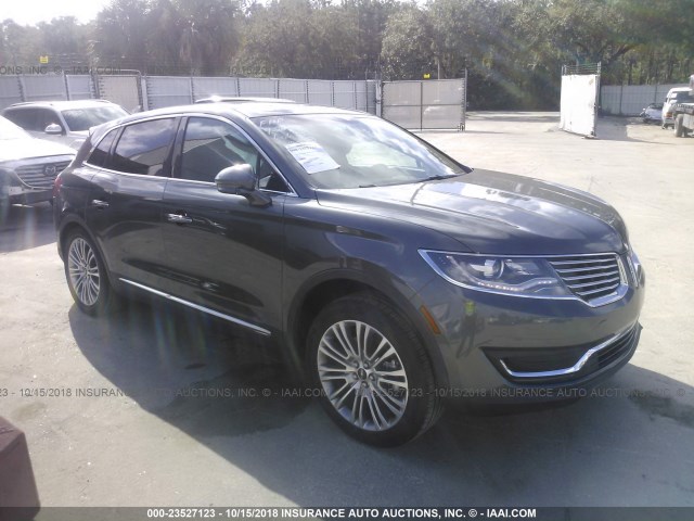 2LMPJ6LR2JBL17982 - 2018 LINCOLN MKX RESERVE GRAY photo 1