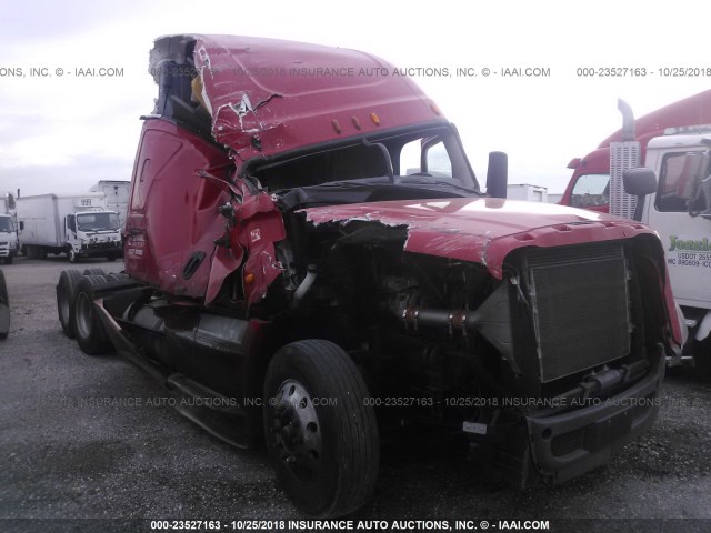 3AKJGLD59FSGR7960 - 2015 FREIGHTLINER CASCADIA 125  RED photo 1