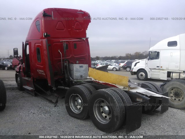 3AKJGLD59FSGR7960 - 2015 FREIGHTLINER CASCADIA 125  RED photo 3