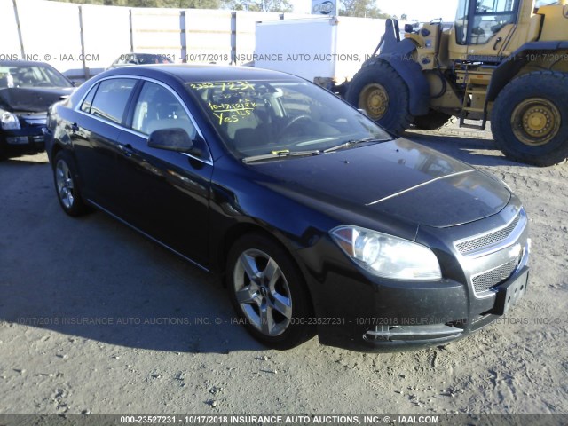 1G1ZC5EB8AF223612 - 2010 CHEVROLET MALIBU 1LT BLACK photo 1
