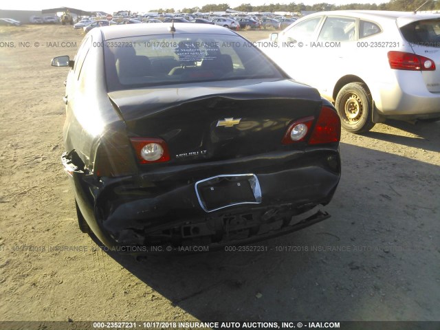 1G1ZC5EB8AF223612 - 2010 CHEVROLET MALIBU 1LT BLACK photo 6