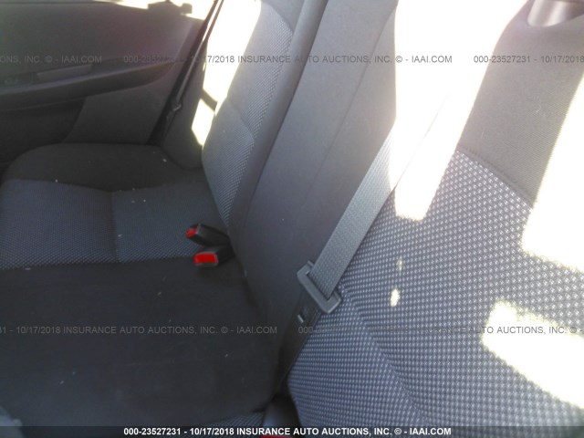 1G1ZC5EB8AF223612 - 2010 CHEVROLET MALIBU 1LT BLACK photo 8