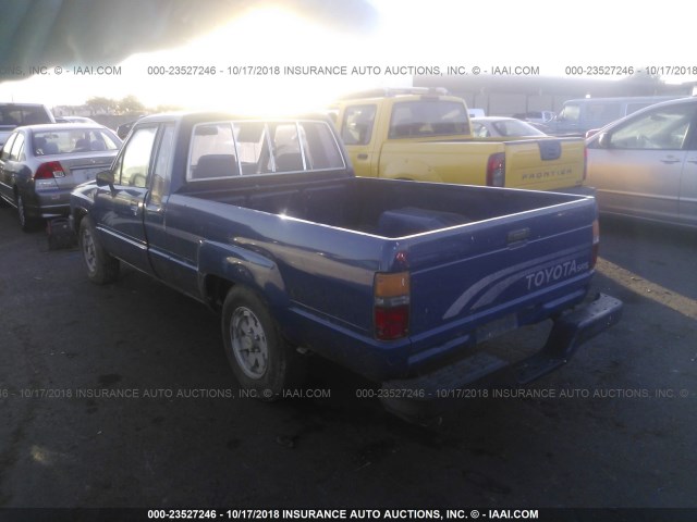 JT4RN56S1E0022076 - 1984 TOYOTA PICKUP XTRACAB RN56 SR5 BLUE photo 3